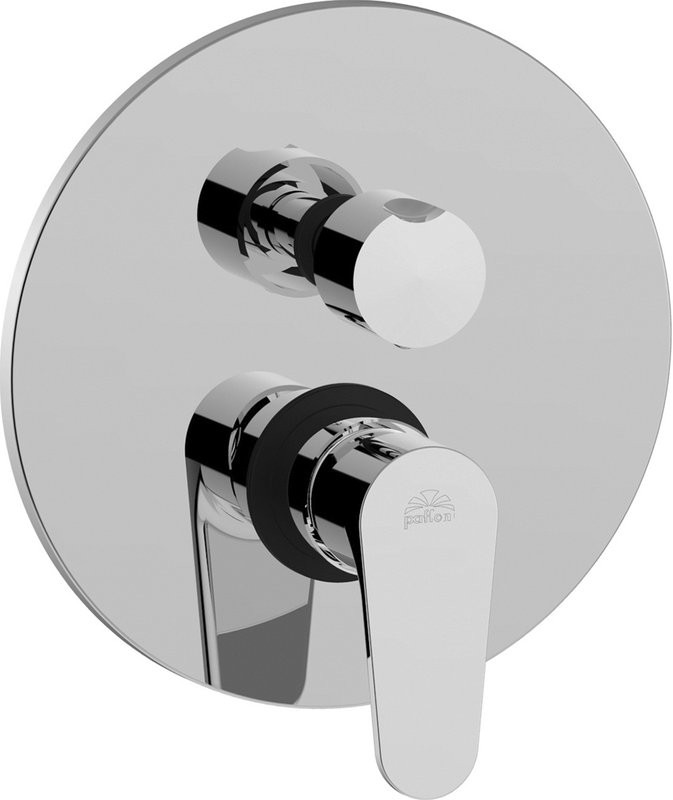 Встраиваемый смеситель для душа и ванны Paffoni Green GR018CR С ВНУТРЕННЕЙ ЧАСТЬЮ