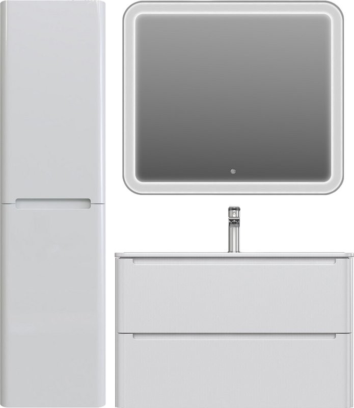 Тумба с раковиной IDDIS Edifice 80 подвесная, белая