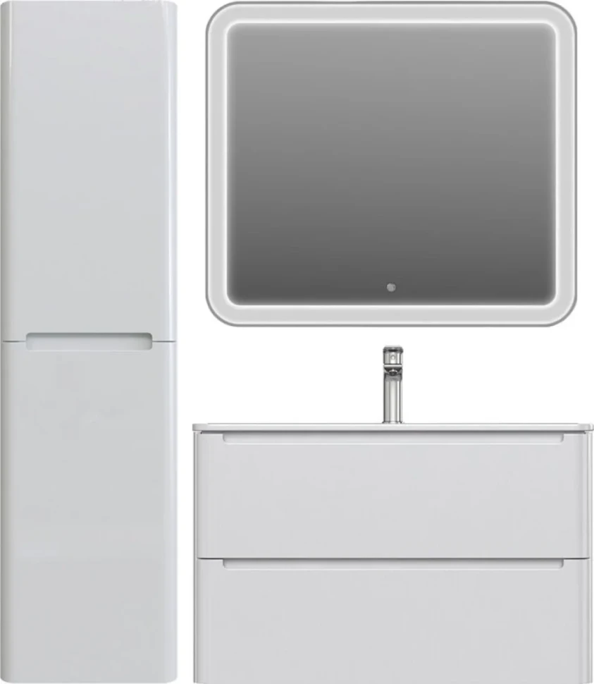 Тумба с раковиной IDDIS Edifice 80 подвесная, белая
