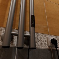 Полотенцесушитель электрический Маргроид Inaro3v 120х12, графитовый серый