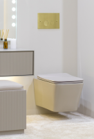 Унитаз подвесной Boheme Zen 967-SET безободковый, с микролифтом, dafne