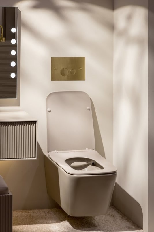 Унитаз подвесной Boheme Zen 967-SET безободковый, с микролифтом, dafne