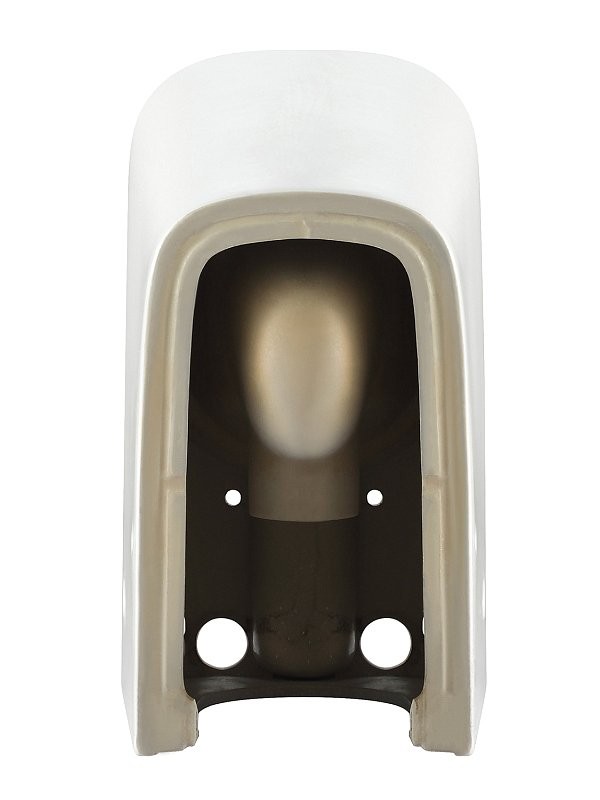 Унитаз-компакт напольный AZARIO Terra AZ-6003-A безободковый, с микролифтом, глянцевый белый