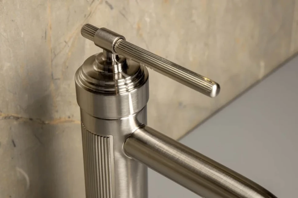 Смеситель для раковины Boheme Eterna 171-NB nickel brush