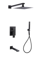 Душевой комплект РМС Sus129 SUS129BL-2S черный