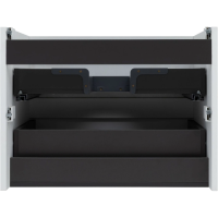 Тумба с раковиной Aquanet Альтера 70 подвесная, белая матовая