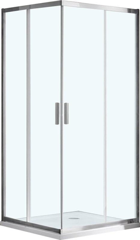 Душевой уголок Vincea Garda VSS-1G8090CL 90x80 см, профиль хром, стекло прозрачное
