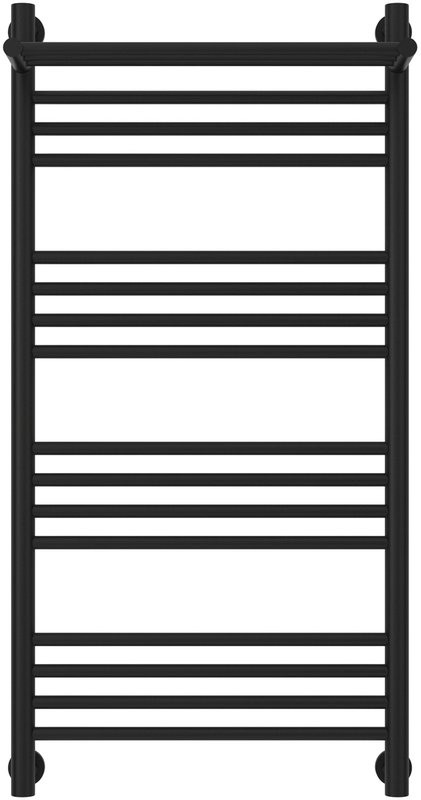 Полотенцесушитель водяной Сунержа Богема 1П + 100x50, черный матовый, с полкой