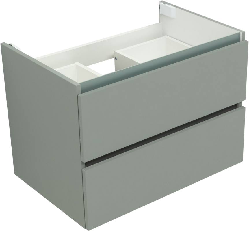 Тумба с раковиной Aquanet Вега 2.0 70 подвесная, мисти грин