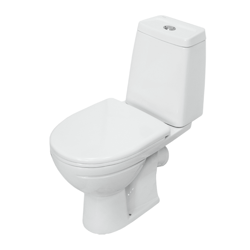 Унитаз-компакт напольный Sanita Марс комфорт глянцевый белый