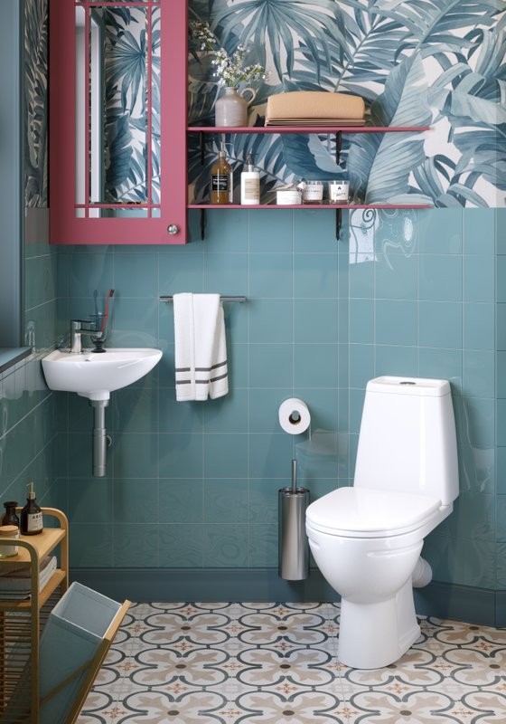 Унитаз-компакт напольный Sanita Марс комфорт глянцевый белый