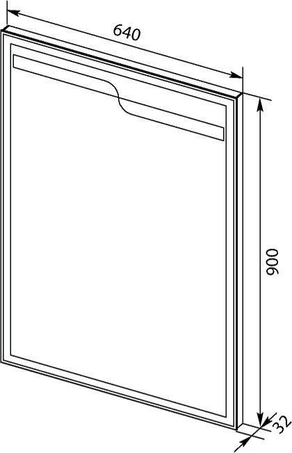 Мебель для ванной комнаты Aquanet Терра 70 подвесная, маренго