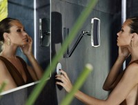 Косметическое зеркало Keuco iLook Move 17613 019002 с подсветкой, телескопическое, поворотное, хром