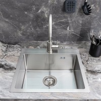 Мойка кухонная Melana R48544H сатин