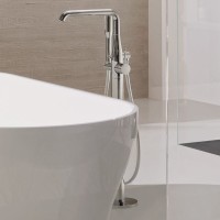 Напольный смеситель для ванны с душем Grohe Essence New 23491001 Напольный смеситель для ванны с душем Grohe Essence New 23491001