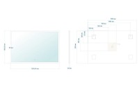 Зеркало Abber See AG6107SXL-1.2 120х80 см, с подсветкой