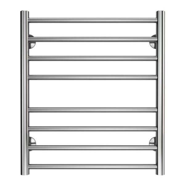 Полотенцесушитель Azario PARMA 500/600 водяной 8 пер. (1"-1/2" Полированный)