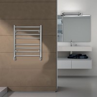 Полотенцесушитель Azario PARMA 500/600 водяной 8 пер. (1"-1/2" Полированный)
