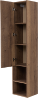 Шкаф пенал для ванной BelBagno Kraft L rovere tabacco, 1 дверь