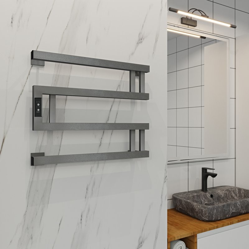 Полотенцесушитель электрический Indigo Muza DGM40-50GFMRt graphite metallic
