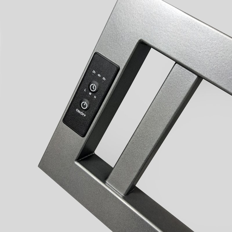 Полотенцесушитель электрический Indigo Muza DGM40-50GFMRt graphite metallic