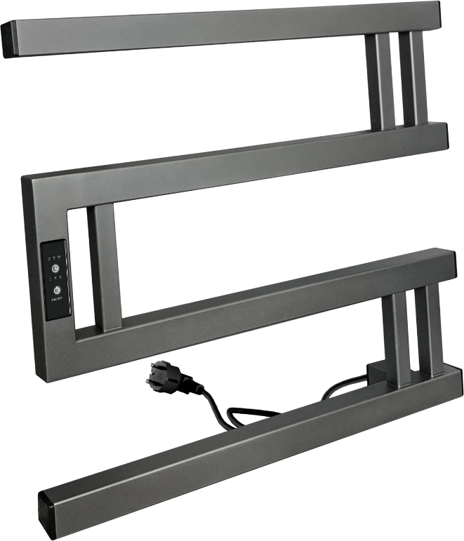 Полотенцесушитель электрический Indigo Muza DGM40-50GFMRt graphite metallic