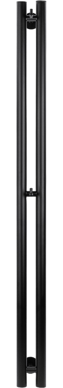 Полотенцесушитель водяной Secado Бергамо 2К 2000/70 200x10 см, матовый черный, I-образный
