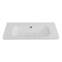 Тумба с раковиной Cezares Relax 100 bianco lucido, раковина Cezares CZR-1000/480-LV-MR-NV