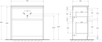 Тумба под раковину BelBagno Kraft 39 80 напольная, bianco opaco