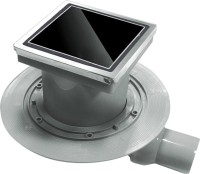 Душевой трап Pestan Confluo Standard Black Glass 1, 15x15