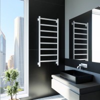 Полотенцесушитель электрический Grota Soffi K RAL9016 EL 53х120, матовый белый