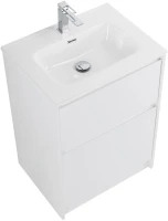 Мебель для ванной комнаты BelBagno Kraft 60 напольная, bianco opaco, раковина BB600ETL