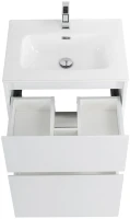Мебель для ванной комнаты BelBagno Kraft 60 напольная, bianco opaco, раковина BB600ETL