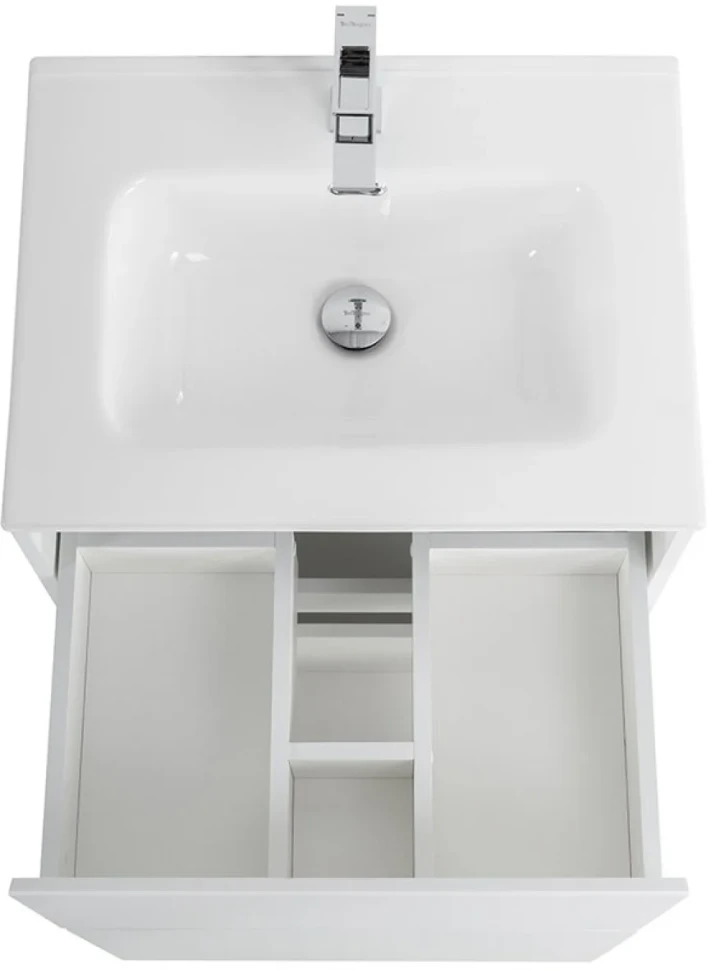 Мебель для ванной комнаты BelBagno Kraft 60 напольная, bianco opaco, раковина BB600ETL