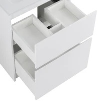 Мебель для ванной комнаты BelBagno Kraft 60 напольная, bianco opaco, раковина BB600ETL