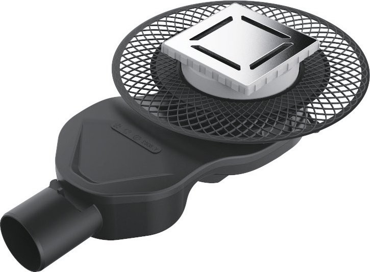 Душевой трап Berges Platz Norma 090158, 10x10 см