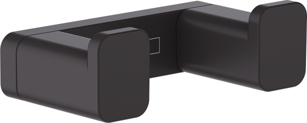 Крючок Hansgrohe AddStoris 41755670 двойной, матовый черный