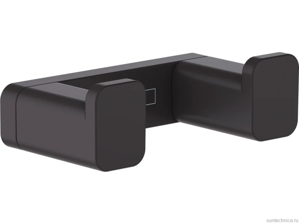 Крючок Hansgrohe AddStoris 41755670 двойной, матовый черный