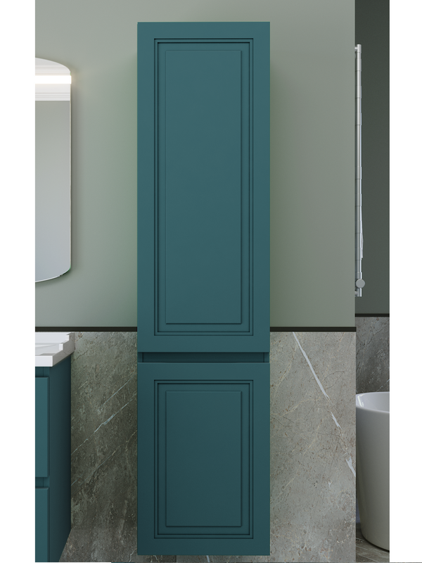 Шкаф-пенал для ванной Caprigo Wales 40 R изумрудно-бирюзовый