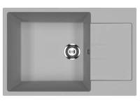 Мойка кухонная Ulgran U-602 342 графит + дозатор U-02 графит