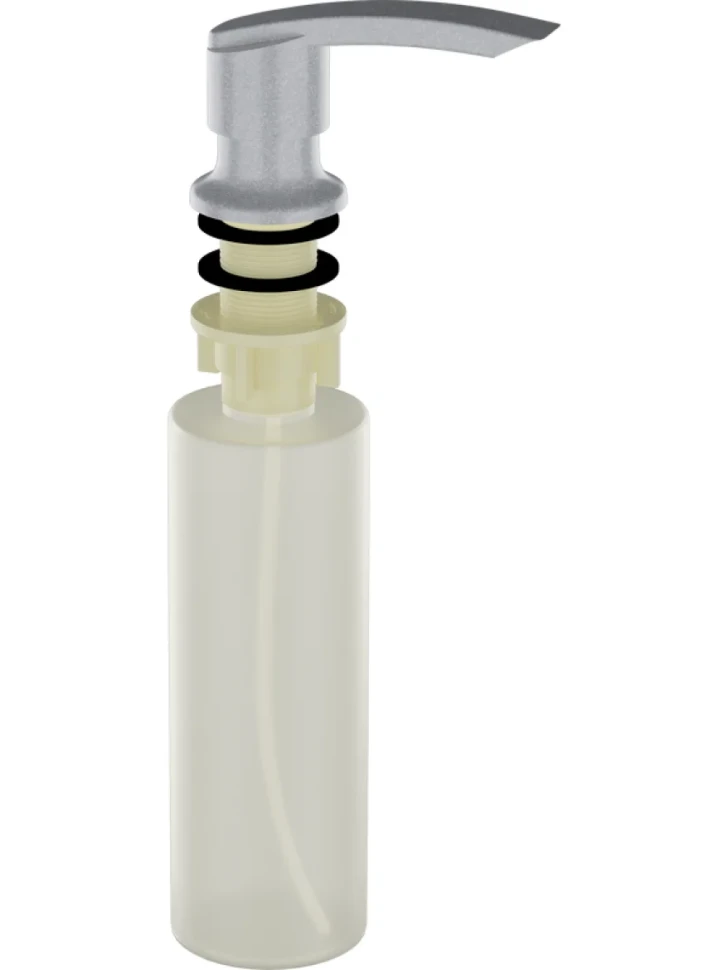 Мойка кухонная Ulgran U-602 342 графит + дозатор U-02 графит