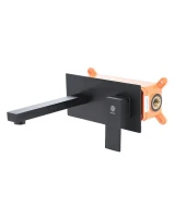 Смеситель для раковины Orange Lutz M04-722b С ВНУТРЕННЕЙ ЧАСТЬЮ чёрный Смеситель для раковины Orange Lutz M04-722b С ВНУТРЕННЕЙ ЧАСТЬЮ чёрный