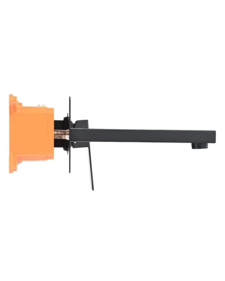 Смеситель для раковины Orange Lutz M04-722b С ВНУТРЕННЕЙ ЧАСТЬЮ  чёрный