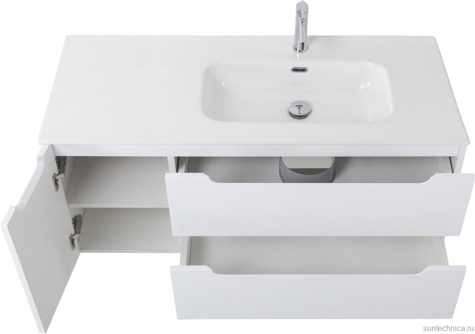 Тумба с раковиной BelBagno Etna 120 R 2 ящика. дверца, bianco lucido