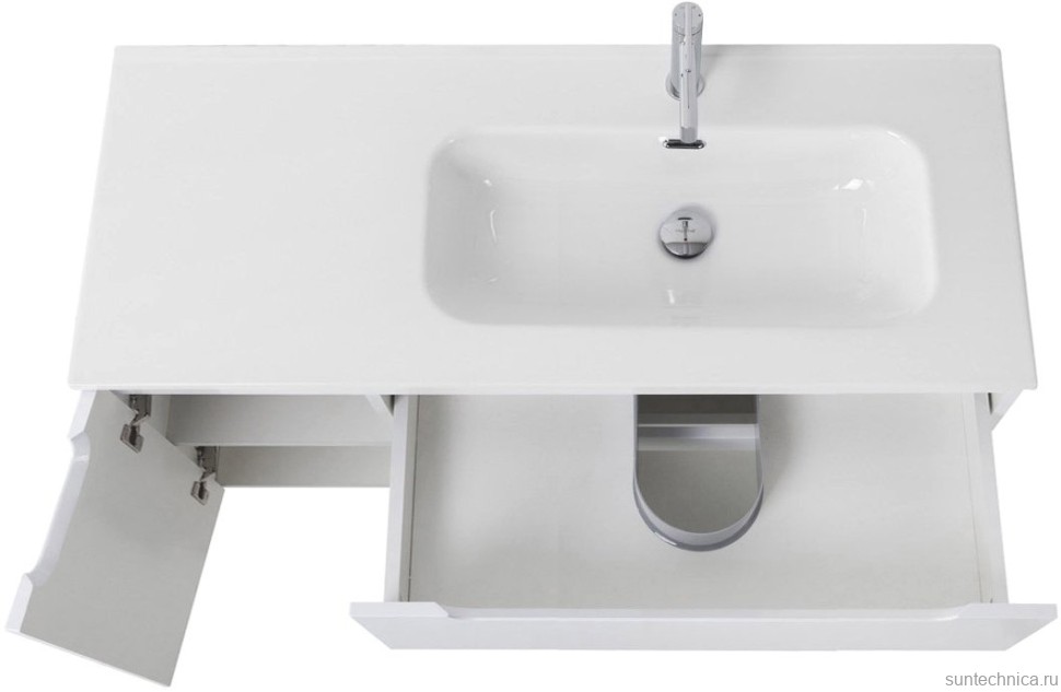 Тумба с раковиной BelBagno Etna 120 R 2 ящика. дверца, bianco lucido