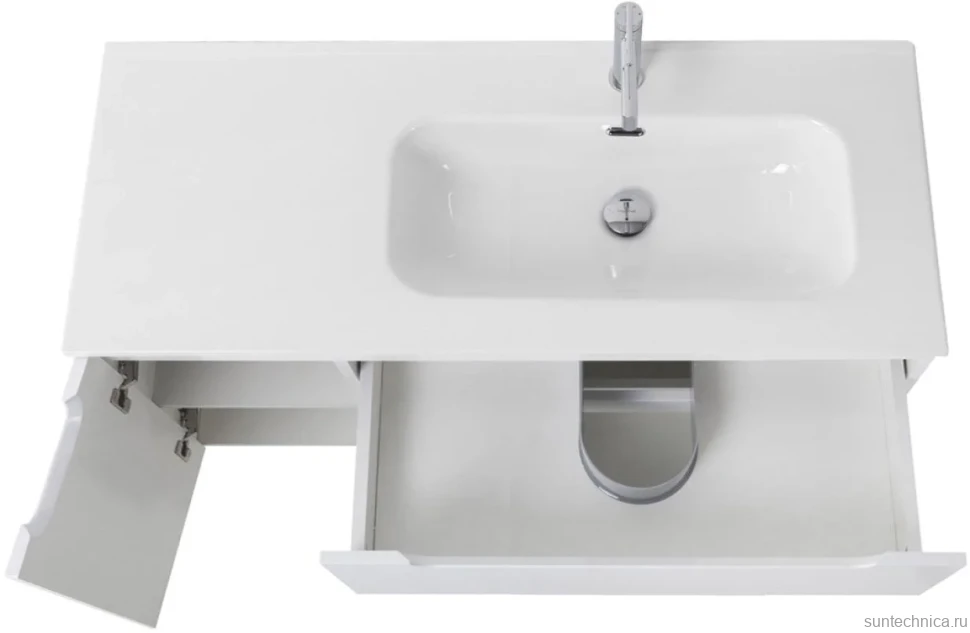 Тумба с раковиной BelBagno Etna 120 R 2 ящика. дверца, bianco lucido