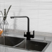Смеситель для кухни Frap H802-6 F43802-6 черный