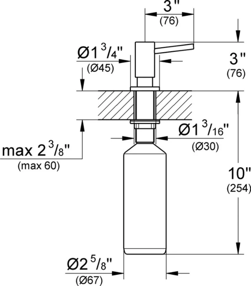 Дозатор для кухонной мойки Grohe Cosmopolitan 40535DC0
