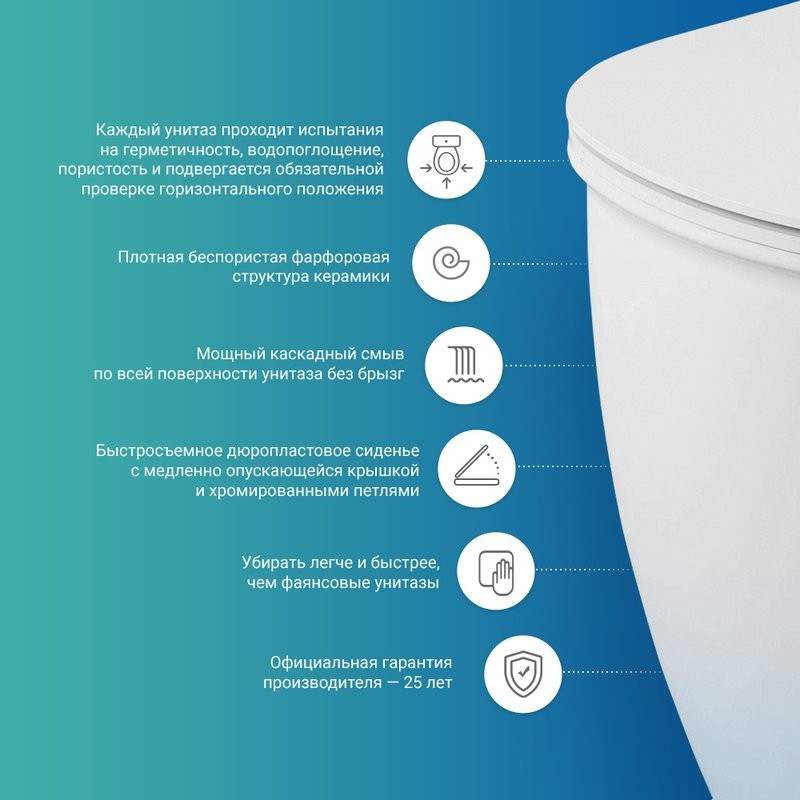 Унитаз подвесной Lavinia Boho One Compacto 3302003C с микролифтом