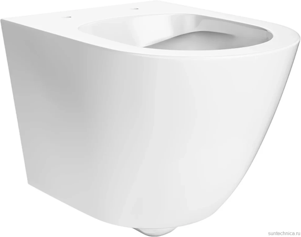 Унитаз подвесной KERAMA MARAZZI Sfera SF.wc.02 безободковый, с микролифтом, глянцевый белый